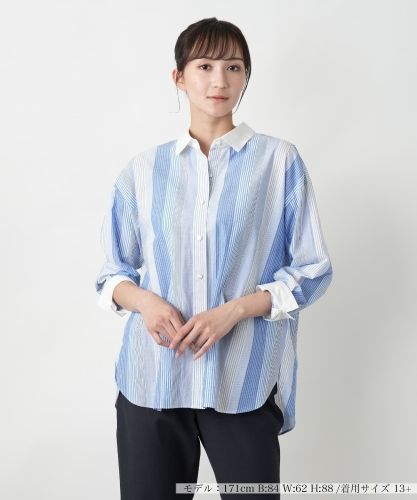 LIBERTYプリントシャツブラウス【25年10月カタログ】|レリアン