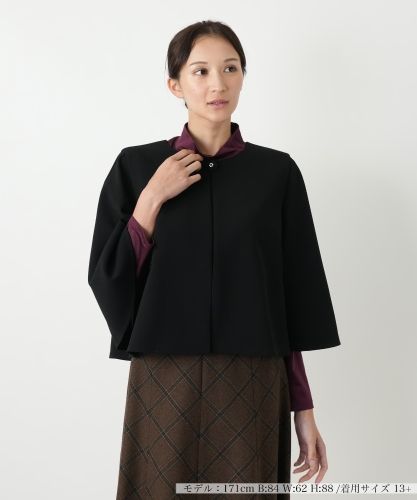 美品 レリアン チュールジップブルゾン 11 黒 ブラック　シアー 店舗人気】洗えるジップアップブルゾン|ブールジュ | レリアン公式