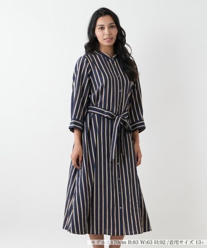 ウォッシャブル】刺繍フレンチスリーブワンピース【BOURGE】|レリアン