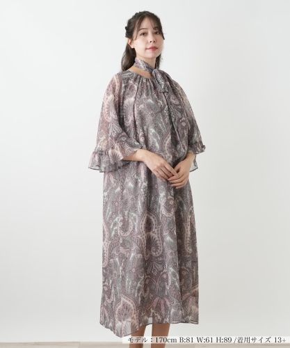 異素材ワンピース|レリアン プラスハウス | レリアン公式オンラインストア