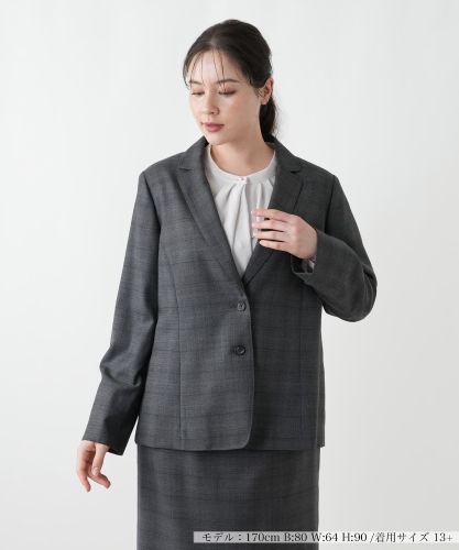 シルクウール ストレッチジャケット|LANVIN COLLECTION | レリアン公式