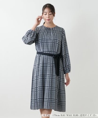 ジャージーワンピース【ハローマイドレス】※返品不可|レリアン プラス