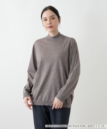 クルーネックニットプルオーバー【NEMIKA】|レリアン プラスハウス