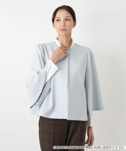 店頭人気】ノーカラーニットジャケット|レリアン プラスハウス