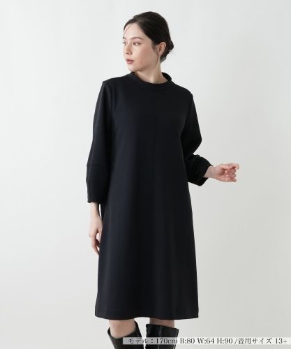 セットアップ風ワンピース【ブラックフォーマル】|レリアン プラス