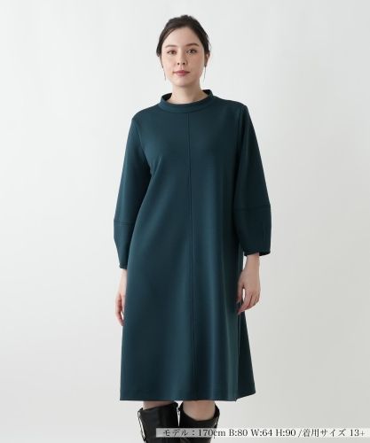 店舗人気】【ウォッシャブル】無地ワンピース【Leilian WHITE LABEL