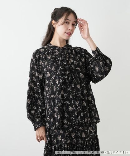 チェック柄チュニックシャツ【プラス企画】|レリアン プラスハウス