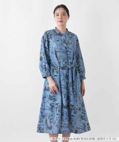 ペイズリーキーネックワンピース|レリアン プラスハウス | レリアン