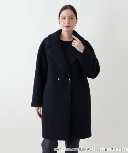 切替フーデッドコート【Leilian WHITE LABEL】|レリアン プラス