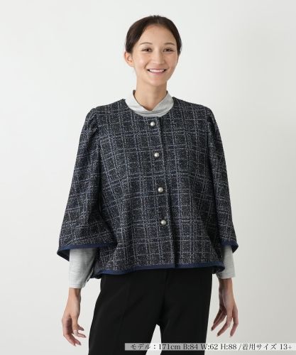 ニ*太様 レリアン 近年モデル オリーブグリーン軽量ジャケット 11L ケープ風ダブルジャケット|レリアン プラスハウス | レリアン公式