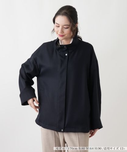 美品 アンテプリマ シワになりにくい薄手ブルゾン42 洗える・シワになりにくい】シアーブルゾン / 組曲 | ファッション通販
