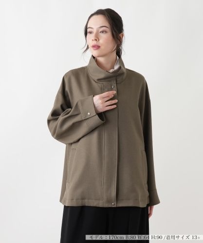 シルクウール ストレッチジャケット|LANVIN COLLECTION | レリアン公式