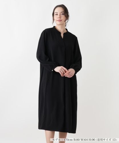 2023 レリアンホワイトレーベル ミディ丈プリーツワンピース 2way L