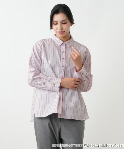 LIBERTYプリントシャツブラウス【25年10月カタログ】|レリアン