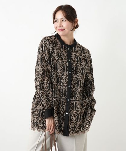 チェック柄チュニックシャツ【プラス企画】|レリアン プラスハウス