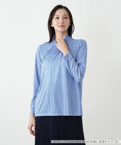 プリントハイネックカットソー|レリアン プラスハウス | レリアン公式