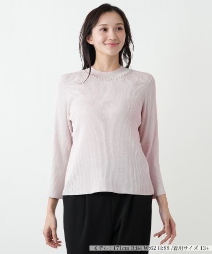 レリアン 七分袖カットソー サイズ13+ S - 七分袖カットソー | Leilian (Women)/レリアン | 三越伊勢丹オンライン