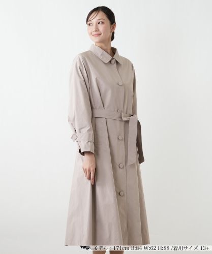 スタンドカラーコート【Leilian WHITE LABEL】|レリアン プラスハウス