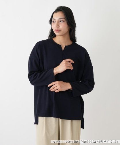 カットワークギャザーブラウス【Leilian WHITE LABEL】|レリアン