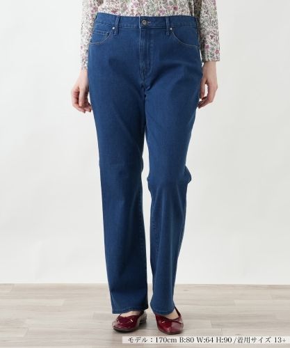 ストレートデニムパンツ【L-Jeans】【25年9月カタログ】|レリアン