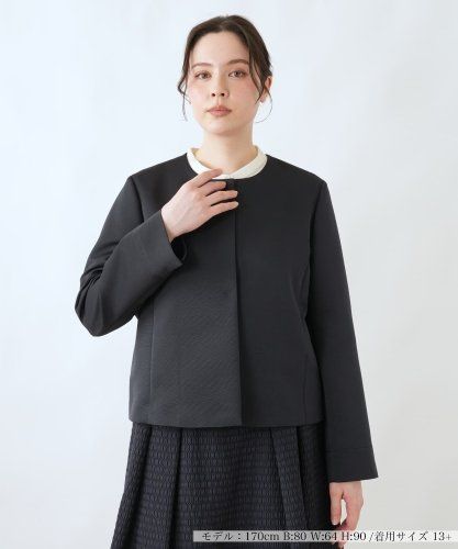 ノーカラージャケット|レリアン プラスハウス | レリアン公式