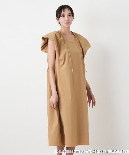 レリアン　13＋　ベージュ 長袖 ワンピース　ROCHAS ワンピース|レリアン | レリアン公式オンラインストア