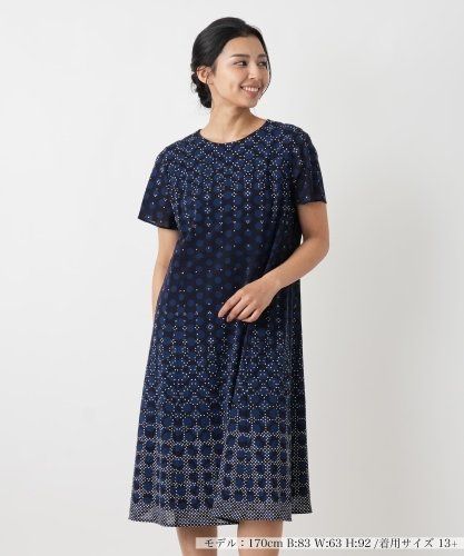 極美品 レリアンプラスハウス デニム風Aラインワンピース 17+ 日本製 ワンピース|レリアン プラスハウス | レリアン公式オンラインストア