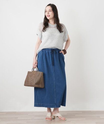 接触冷感】スカートスカート【L JEANS】|レリアン プラスハウス