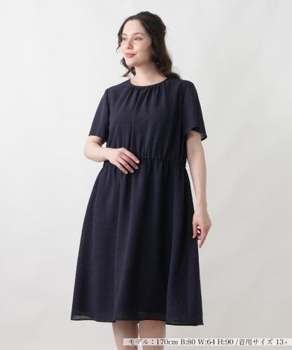 洗えるボリュームスリーブワンピース【セレモニー】|レリアン