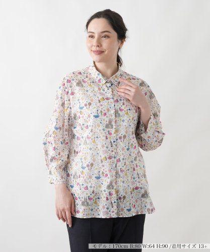 LIBERTYプリントシャツブラウス【25年10月カタログ】|レリアン
