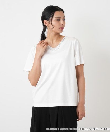 店舗人気】刺繍プリントTシャツ|レリアン プラスハウス | レリアン公式
