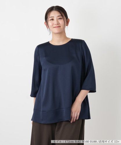 ☆4707☆ レリアン 13号 透け感 ブラウス チュニック Leilian レリアン