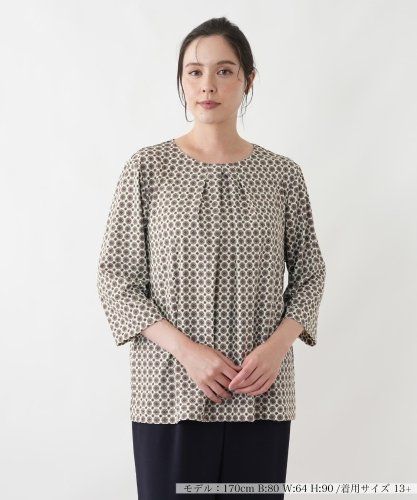 パール調ビジューカットソー【BOURGE】|レリアン プラスハウス