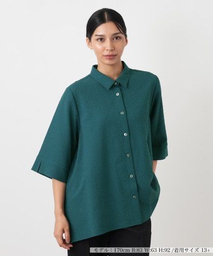 カットワークチュニックブラウス【Leilian WHITE LABEL】|レリアン