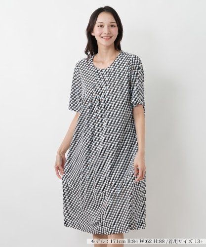 刺繍フレアワンピース【プラス企画】|レリアン プラスハウス