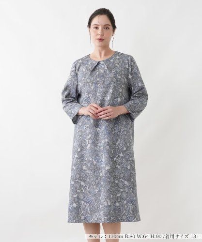 花柄ワンピース【プラス企画】|レリアン プラスハウス | レリアン公式