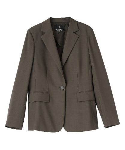 シルクウール ストレッチジャケット|LANVIN COLLECTION | レリアン公式