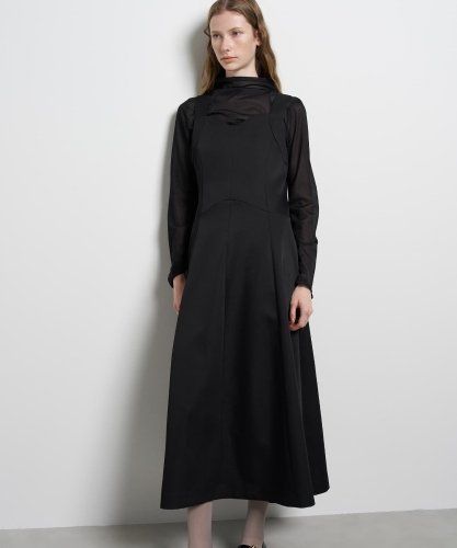 AUBE & BRUMEプリントサイドボウタイワンピース|LANVIN en Bleu
