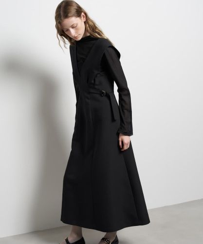 ナイロンタスランギャザーワンピース|LANVIN en Bleu | レリアン公式