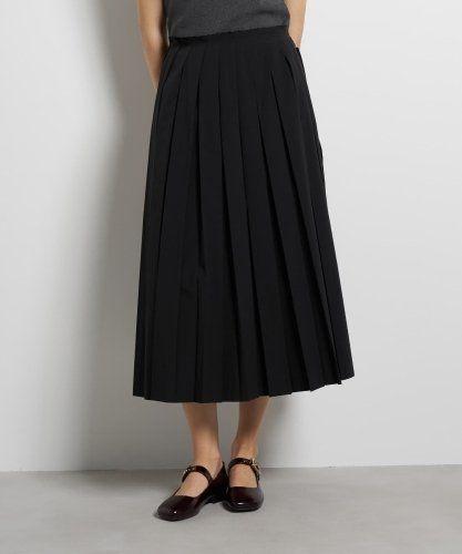 バックサテンアシンメトリーフレアスカート|LANVIN COLLECTION