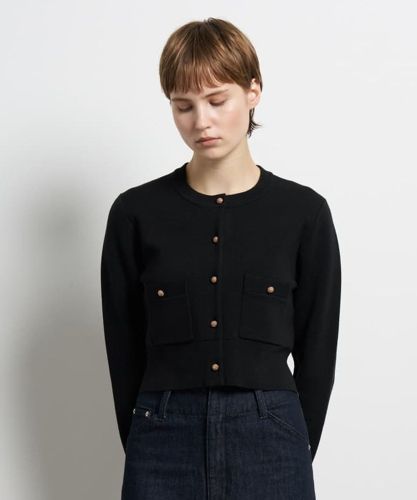 フラワービーズ刺繍カーディガン|LANVIN en Bleu | レリアン公式