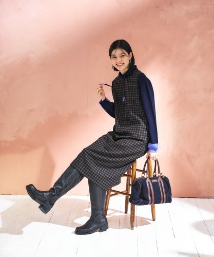 6万✨未使用級 ルネ ツイードスカート ニット モヘヤ 24年 ノワールMIX 6万✨未使用級 ルネ ツイードスカート ニット モヘヤ 24年 ノワールMIX