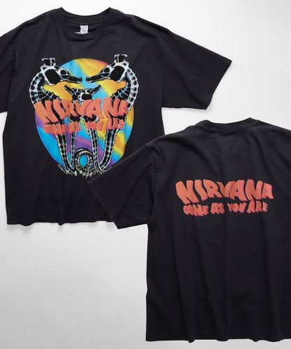全世界300セット限定NIRVANA Tシャツとレコードセット OPEN STUDIO/NIRVANA IN UTERO クルーネック バンドTシャツ｜Daytona