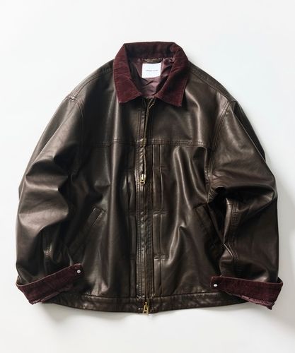 Needles/別注 Track Jacket PolySmooth Brown×Charcoal｜Daytona Park