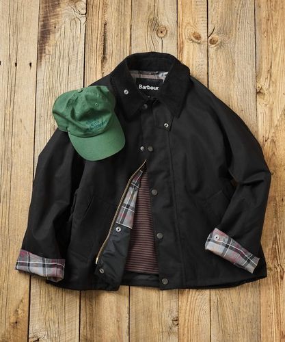 Barbour/cropped beadnell wax jacket / LWX1403｜Daytona Park
