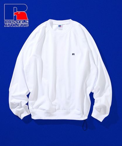 RUSSELL ATHLETIC/別注 ビッグシルエット ロゴバックプリント ポケット