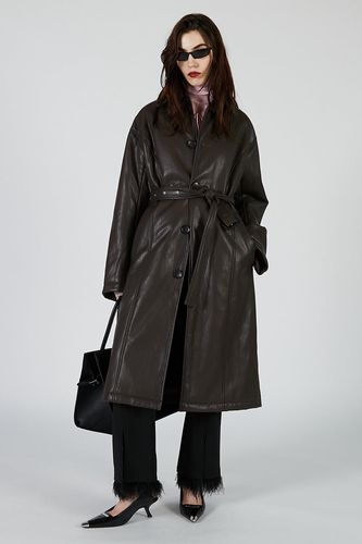 Synthetic Fur Long Coat