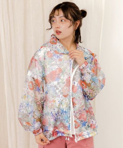 スカラー ScoLar スカラーちゃん メッシュ パーカー （黒）新品 未使用 151658：花・アニマルスカラー 2柄展開メッシュパーカーの通販