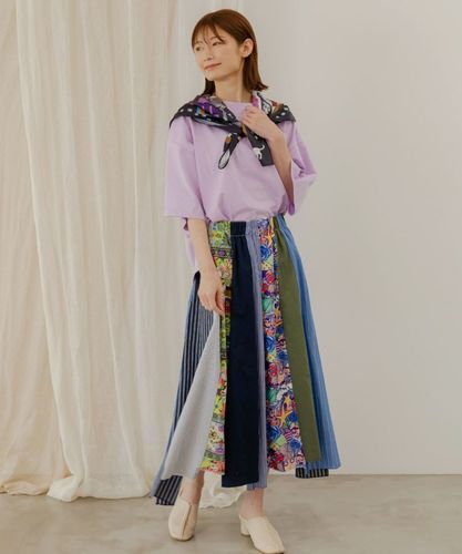 美品　スカラー スカートっぽいパンツ ScoLar クーポン】【セール 30%OFF】スカラー ScoLar チェック柄