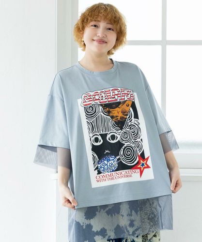 スカラー ScoLar スカラーちゃん メッシュ パーカー （黒）新品 未使用 ScoLar - 【スカラー】スカラ子ちゃん 総柄 プリント ジップ
